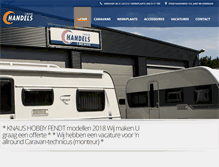 Tablet Screenshot of caravan-handels.nl